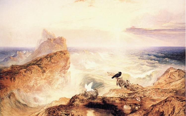 John Martin The Assuaging of the Waters France oil painting art